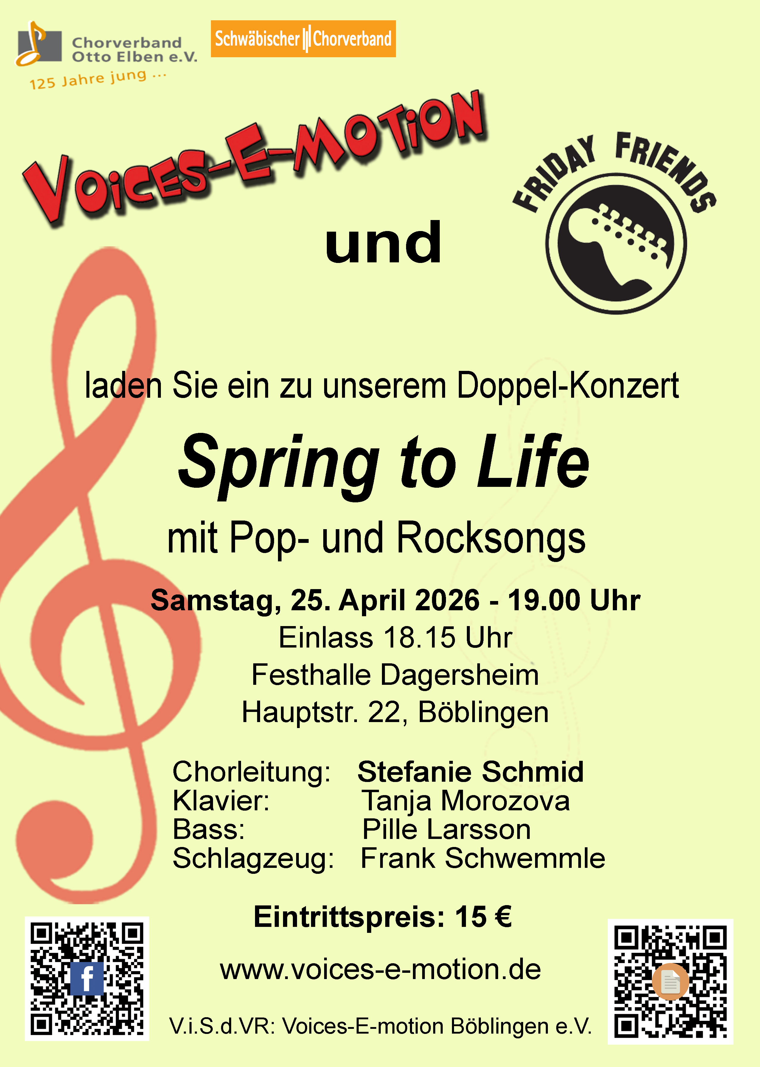 2026 Spring To Life A4 Flyer gelbgrün