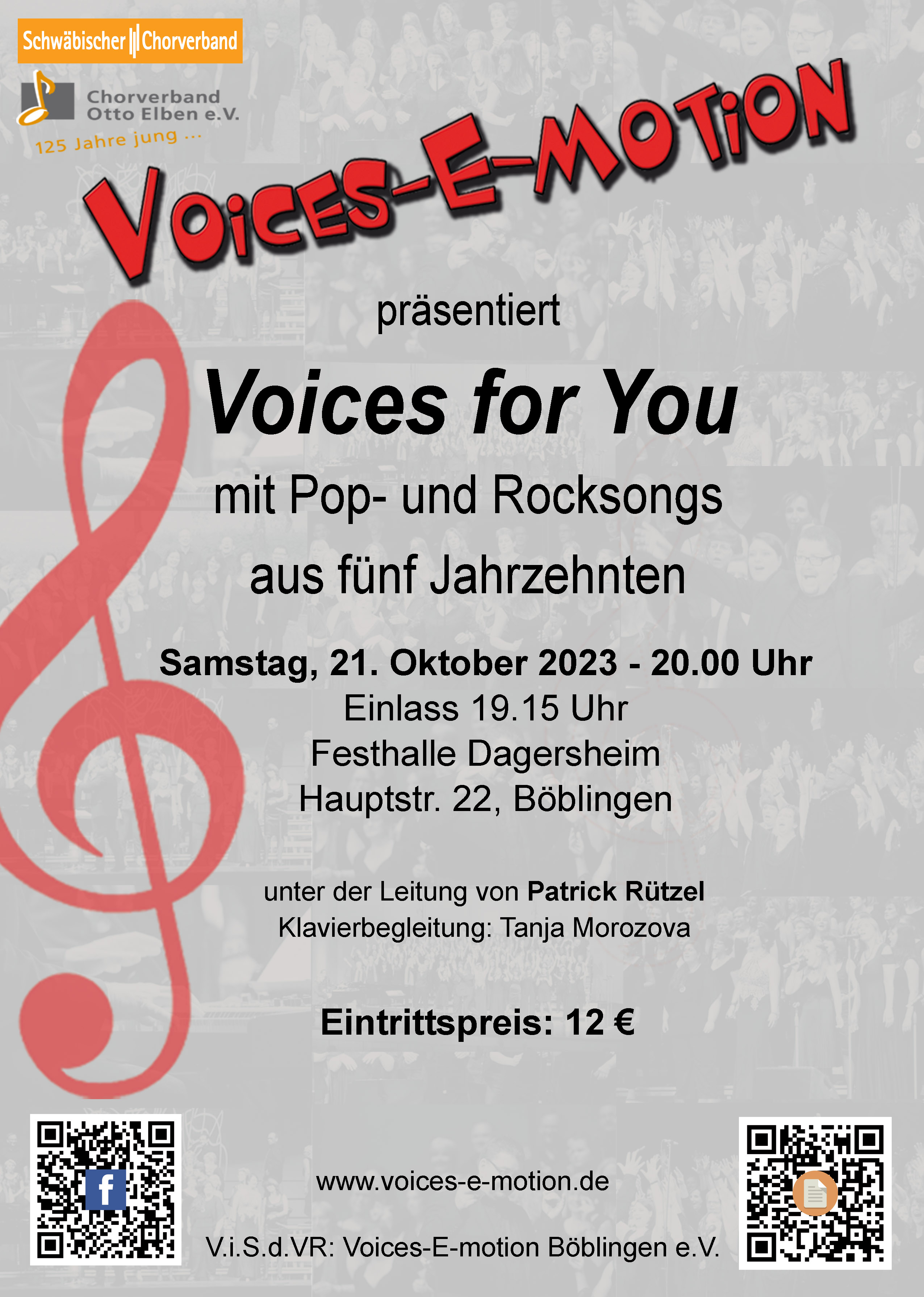 2023 Voices for You A4 Flyer